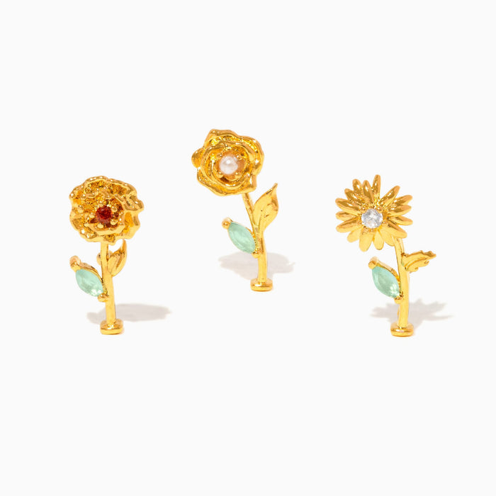 Birth Month Flower for Necklace