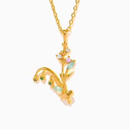 Birth Month Flower Necklace Bundle