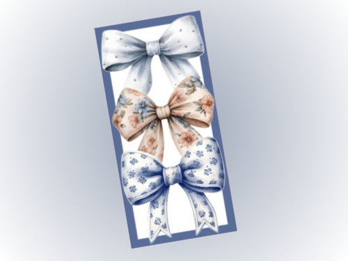 Blue Bow | Cash Envelope