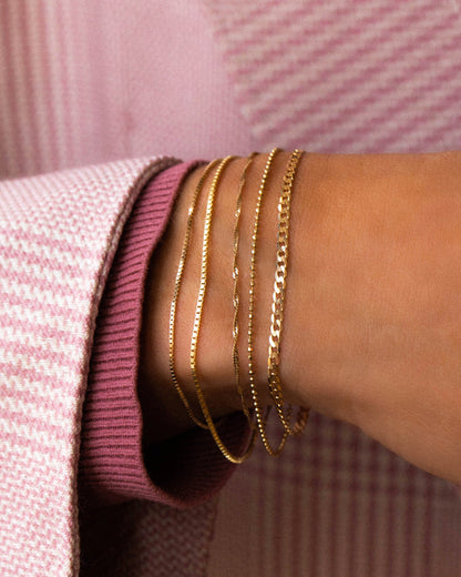 Bold Box Chain Bracelet