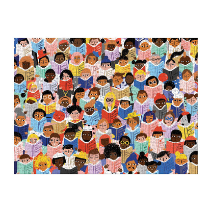 Book Club 1000 Piece Jigsaw Puzzle 1000 Piece Puzzles Carolyn Suzuki Collection