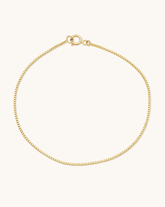 Box Chain Anklet