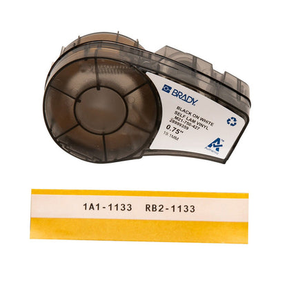 Label Tape with Ribbons - Mann Supply BradyLabel Printers