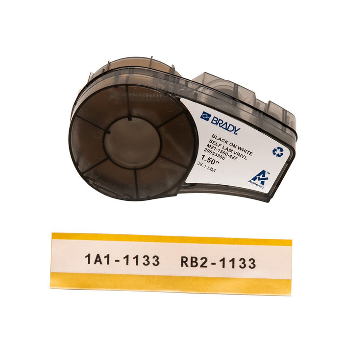 Label Tape with Ribbons - Mann Supply BradyLabel Printers