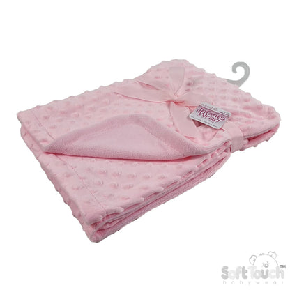 Bubble Fleece Back Wrap - Pink (PK1) FBP80-P