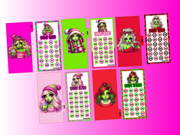Budget Bundle | Girl Grinch | Set of 10