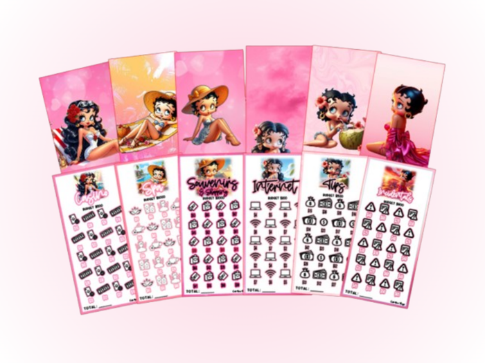 Budget Bundle | Pink Betty Boop Cruise 2 | Set of 12