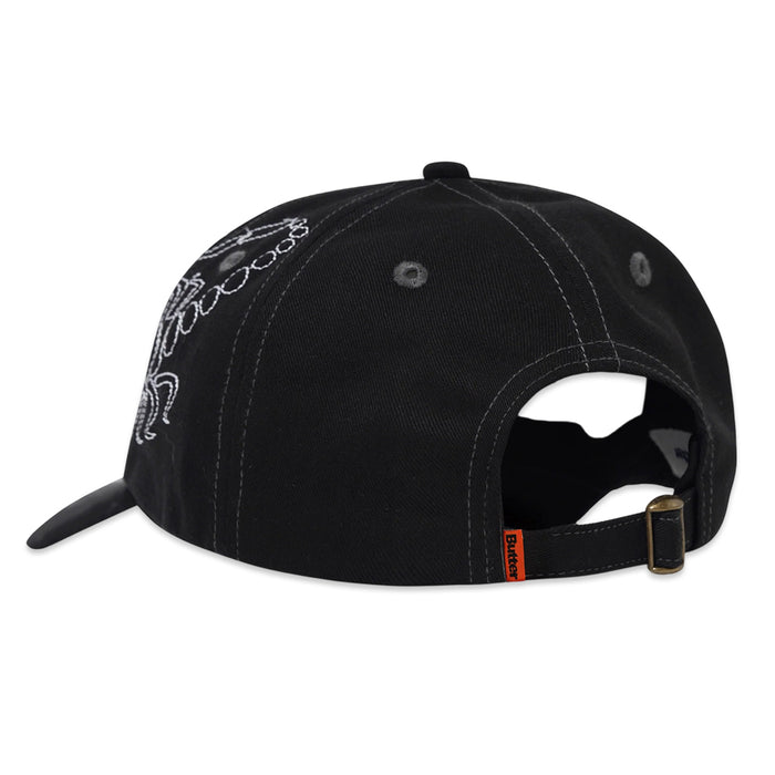 Butter Goods - Scorpion 6 Panel Cap (Black)
