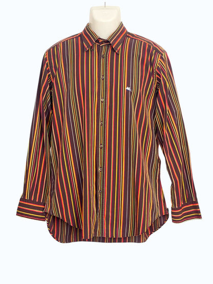 camicia a righe colorate anni 2000