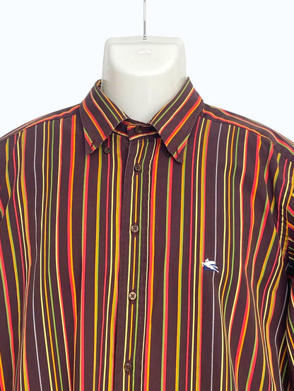 camicia a righe colorate anni 2000