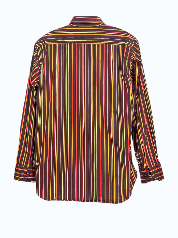 camicia a righe colorate anni 2000