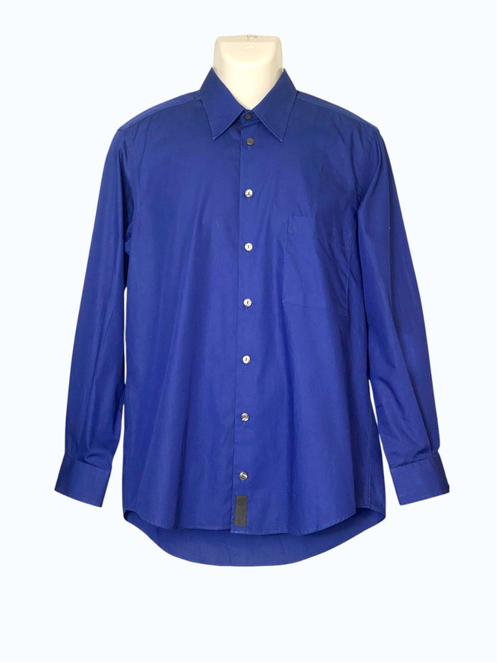 camicia blu Versace