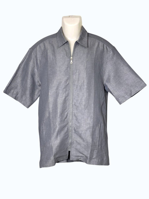 Camicia con zip uomo