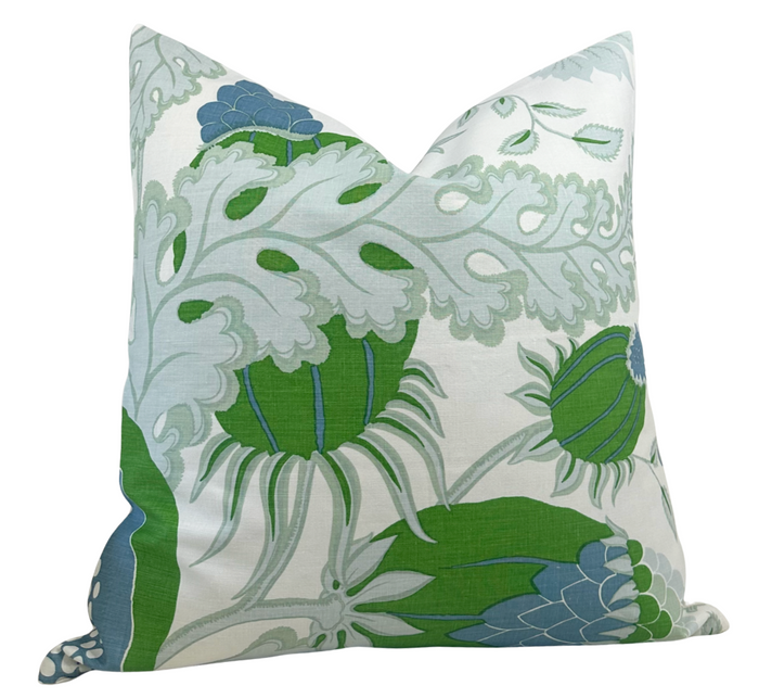 Carnival Parakeet Pillow Cover, Christopher Farr Textiles