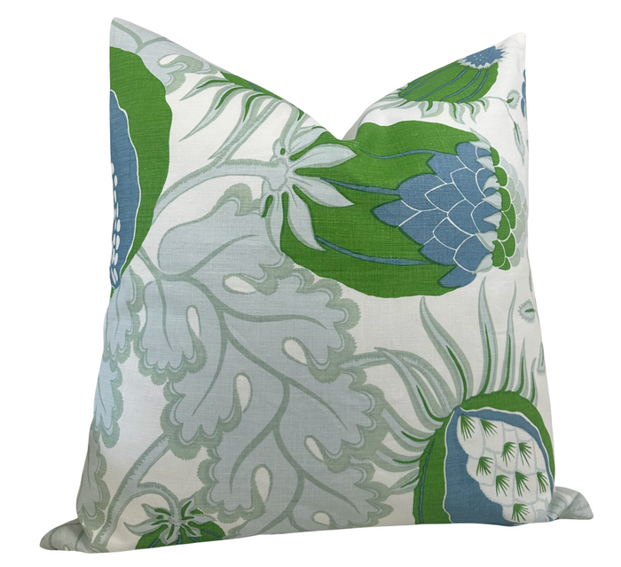 Carnival Parakeet Pillow Cover, Christopher Farr Textiles