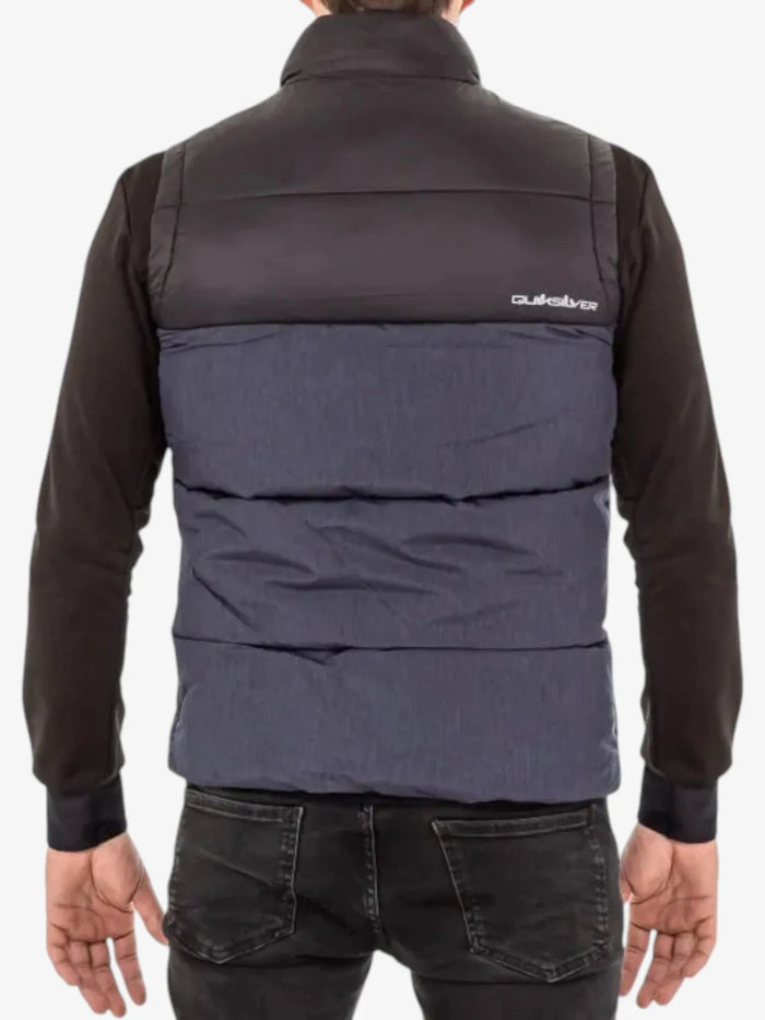Chaleco Quiksilver Wolf Shoulders Azul Melange Negro