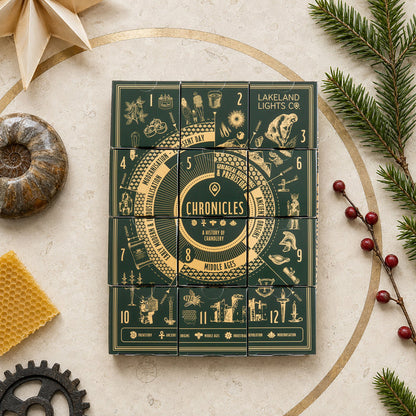 Lakeland Lights Company Christmas Candle Collection 2026 - Chronicles, Volume II Soy Candle