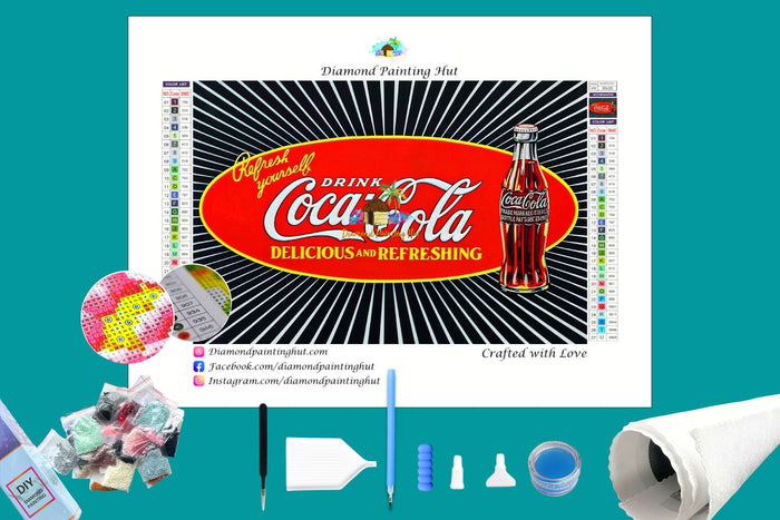 Coca-Cola Sign Diamond Painting