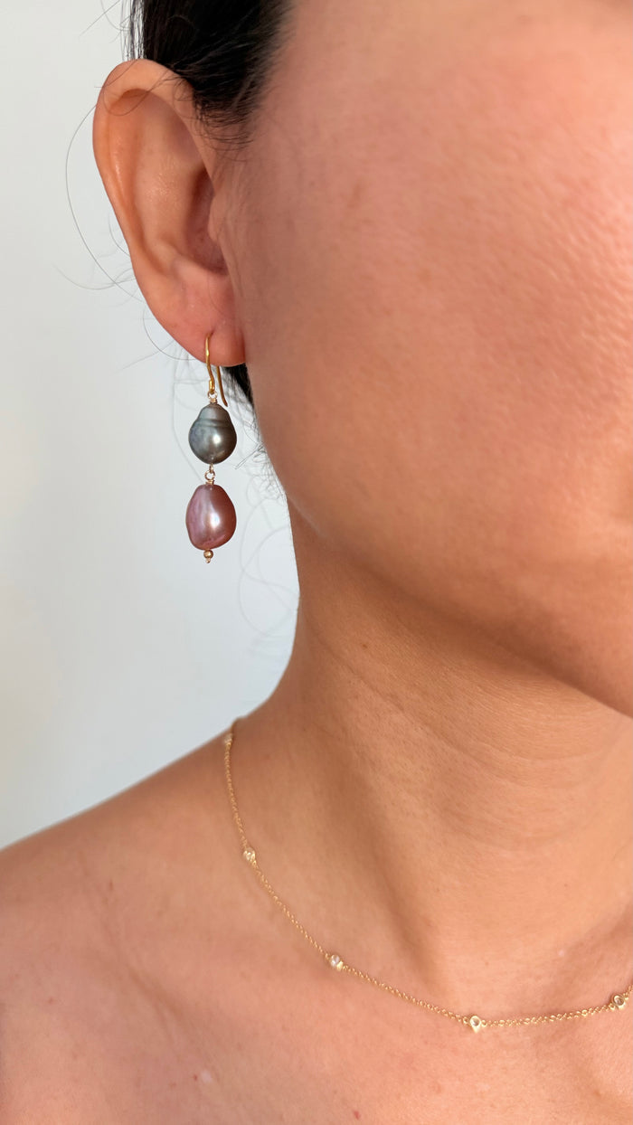 Coco earrings - Edison x Tahitian