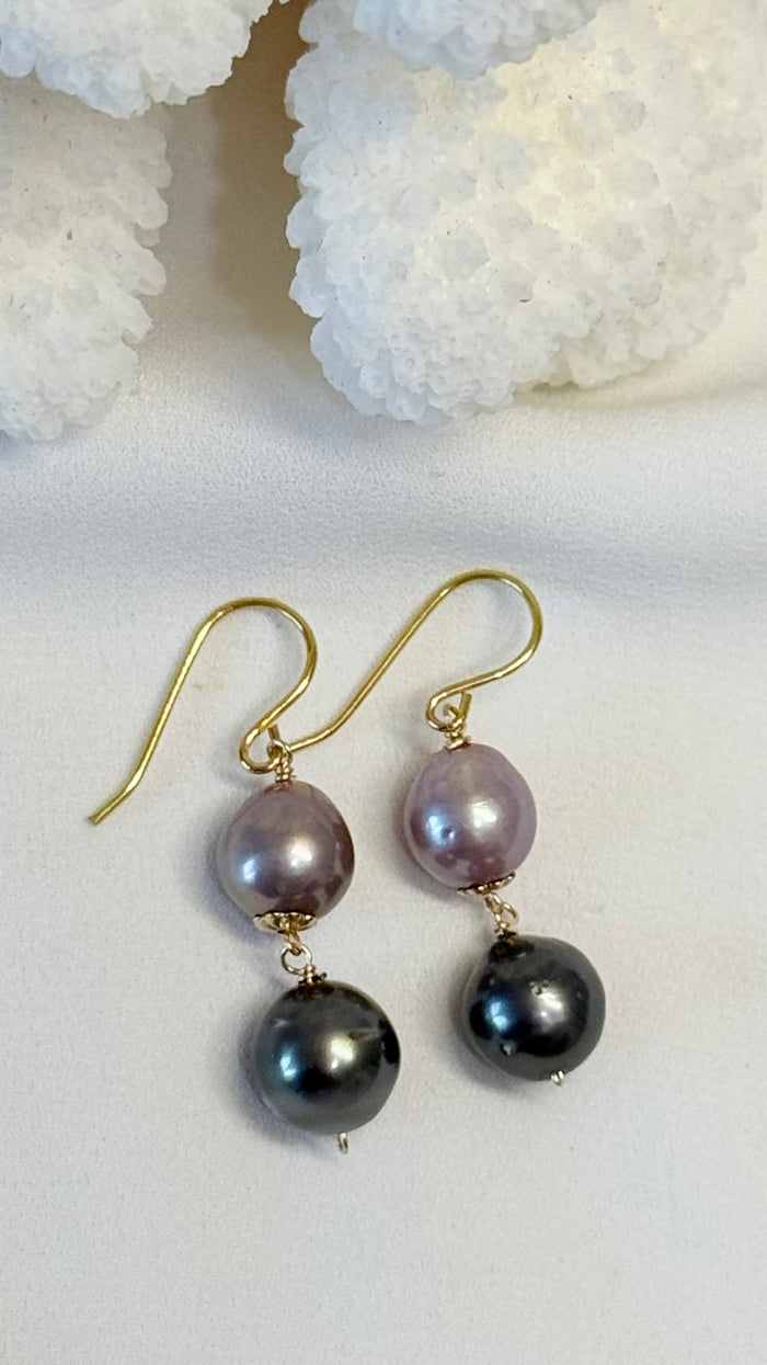 Coco earrings - Edison x Tahitian