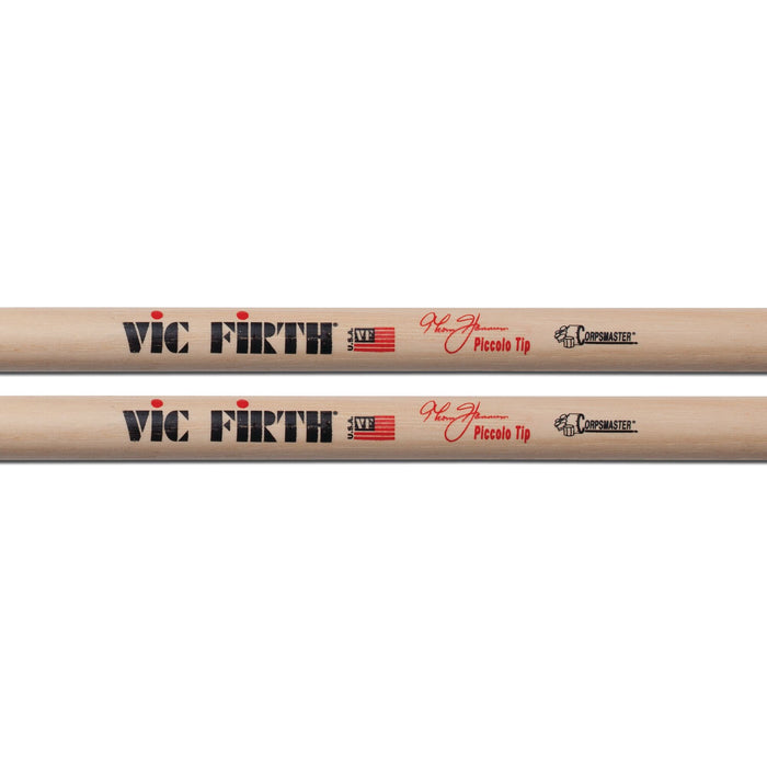 Corpsmaster Signature Snare -- Thom Hannum Piccolo Tip Drumsticks