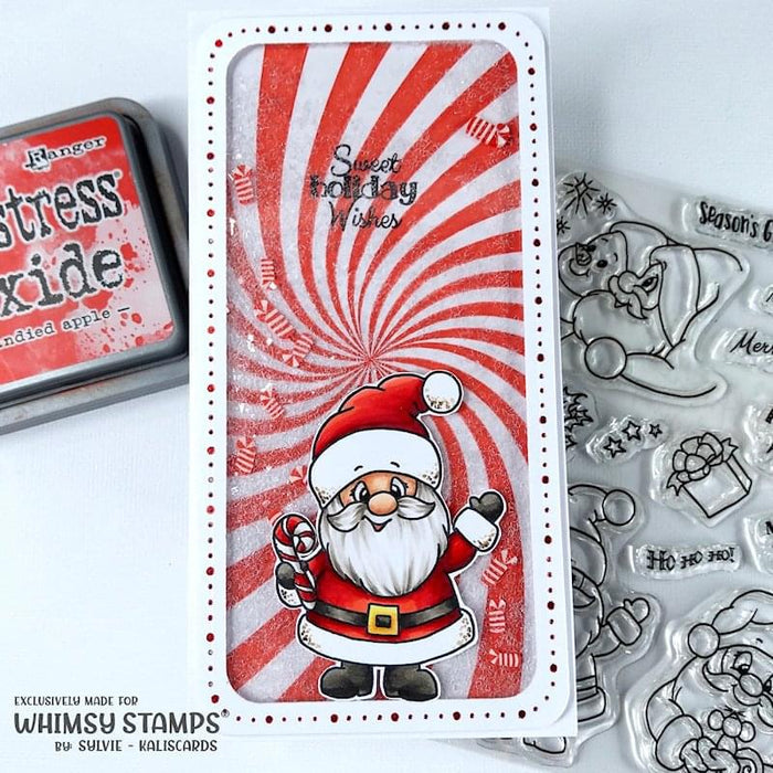 Cosmic Swirl Rubber Cling Stamp - Whimsy Stamps