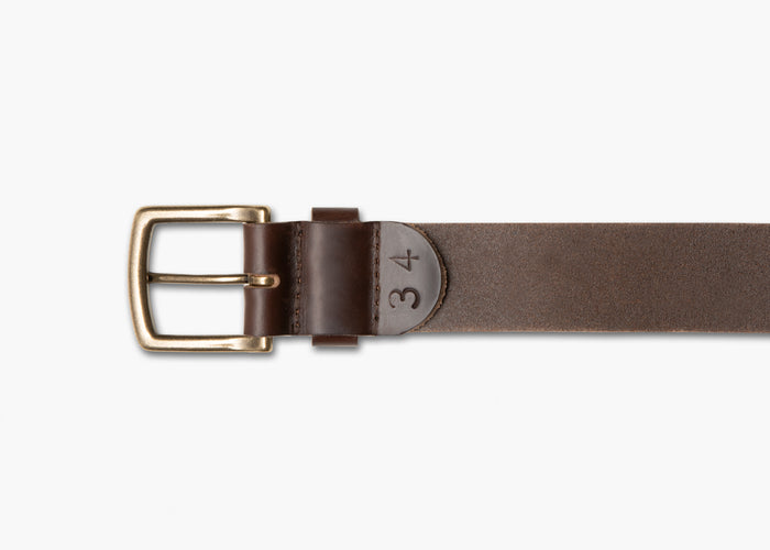 Crimson Chromexcel Leather Belt