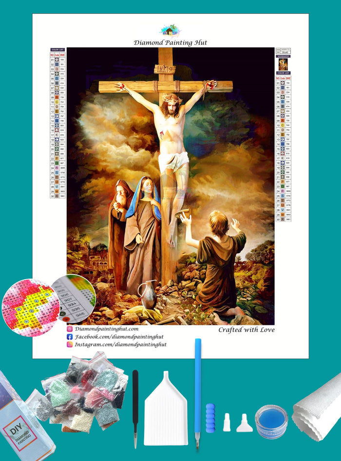 Crucifixion of Jesus Diamond Painting-Diamond Painting Hut