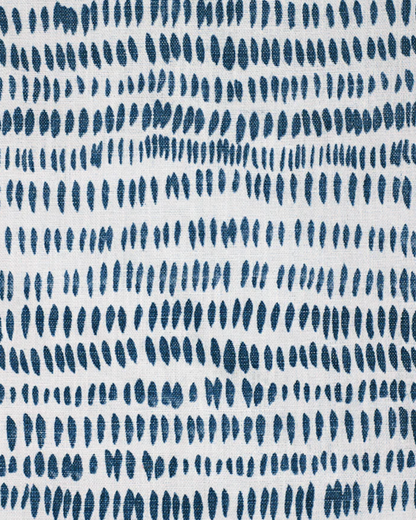 Dashes Pillow Cover in Navy Blue