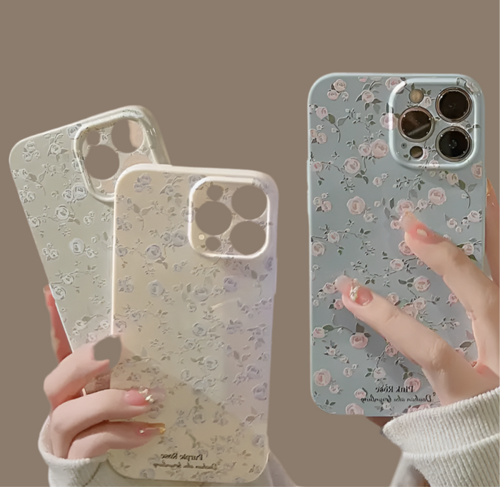 Floral patterned phone cases.