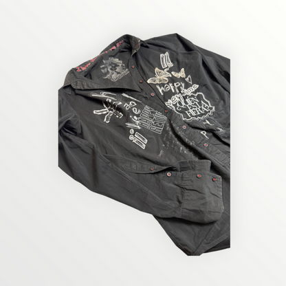 DESIGUAL BLACK SHIRT- CAMICIA DESIGUAL NERA