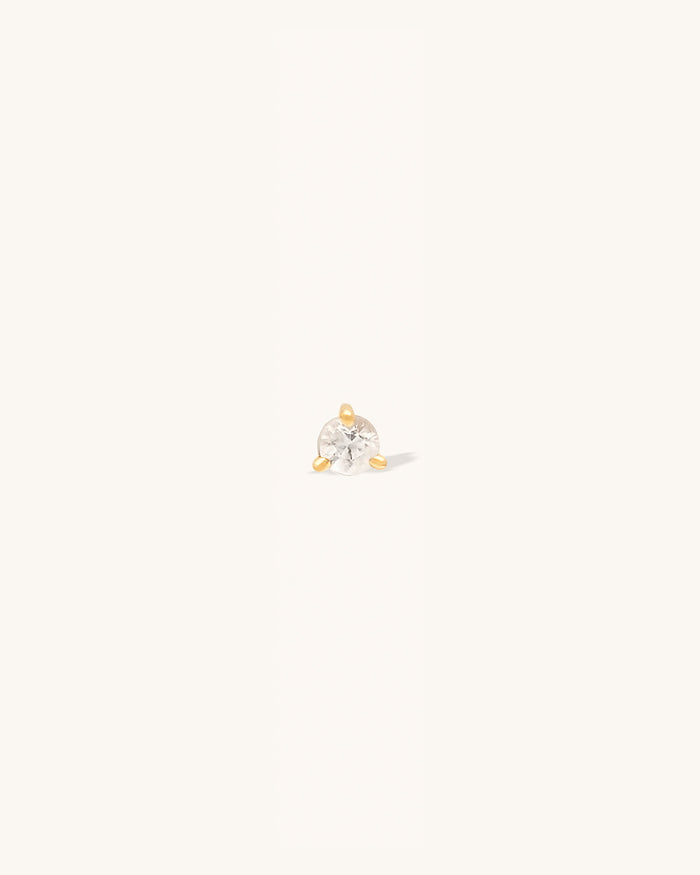 Diamond Mini Birthstone Stud