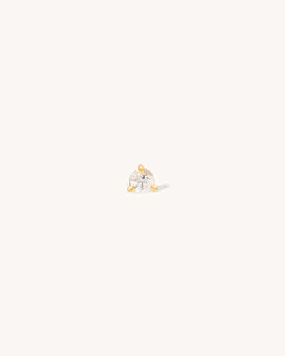 Diamond Mini Birthstone Stud