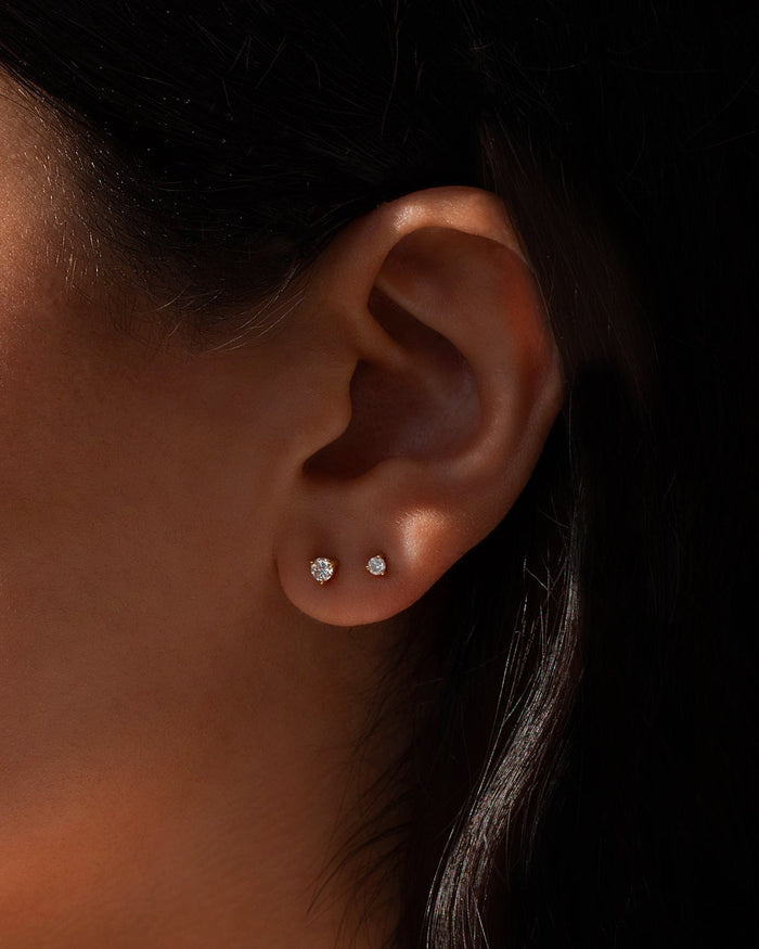 Diamond Mini Birthstone Stud