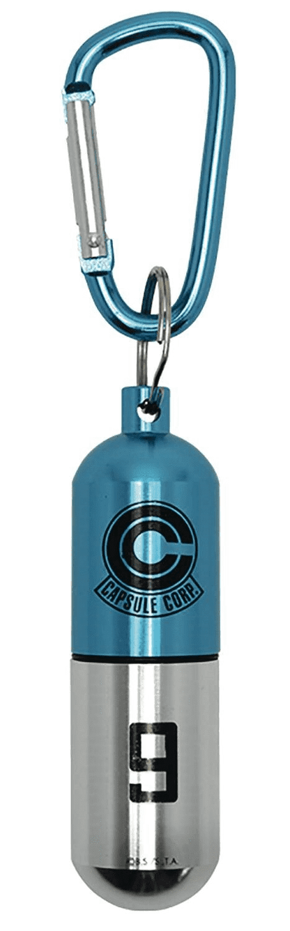 Dragon Ball Z Blue Capsule Corp. Keychain - Kryptonite Character Store