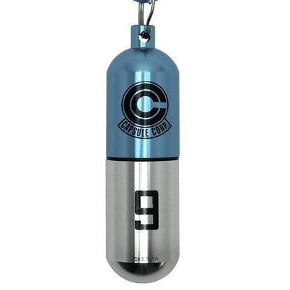 Dragon Ball Z Blue Capsule Corp. Keychain - Kryptonite Character Store
