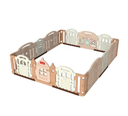 DWINGULER Castle Playpen Extension Kit XD x2-Caramel