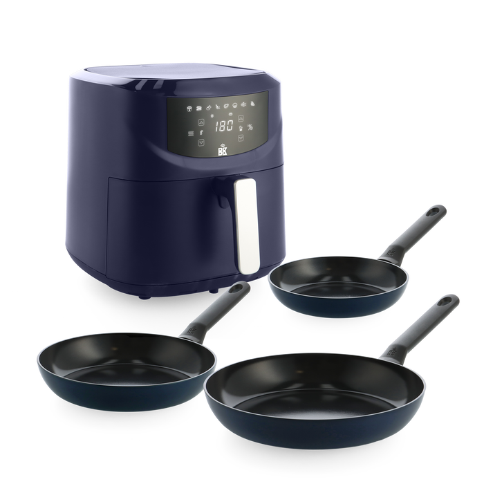 Enjoy Oxford Blue + Air Fryer 4-delige set