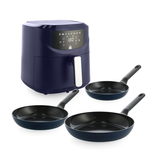Enjoy Oxford Blue + Air Fryer 4-delige set