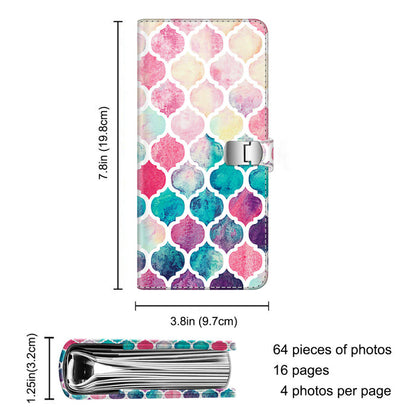 Fintie Wallet Photo Album for 3.4 x 2.8" Film | 64 Pockets