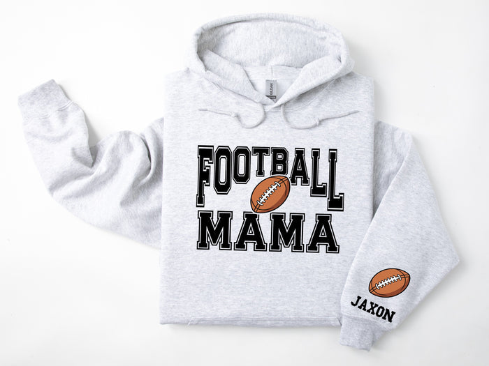 Football Personalized Hoodie Sweatshirt for Mom, Dad or Family Supporters