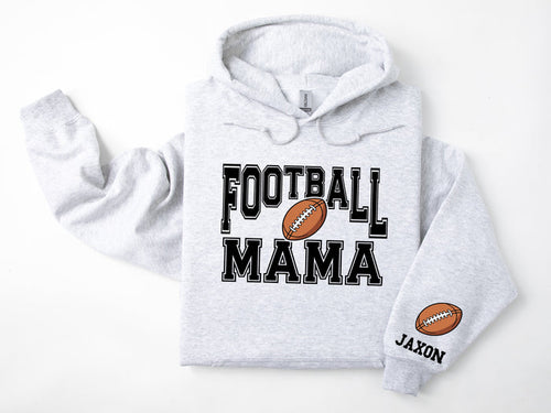 Football Personalized Hoodie Sweatshirt for Mom, Dad or Family Supporters