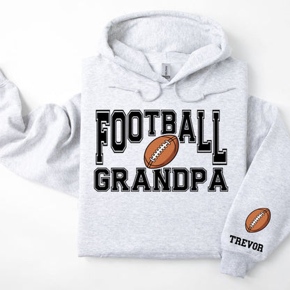 Football Personalized Hoodie Sweatshirt for Mom, Dad or Family Supporters