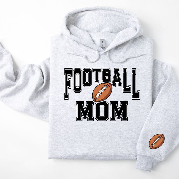 Football Personalized Hoodie Sweatshirt for Mom, Dad or Family Supporters