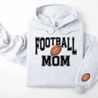 Football Personalized Hoodie Sweatshirt for Mom, Dad or Family Supporters