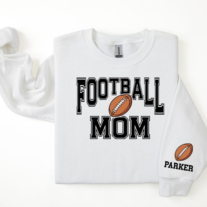 Football Personalized Sweatshirt for Mom, Dad or Family Supporters