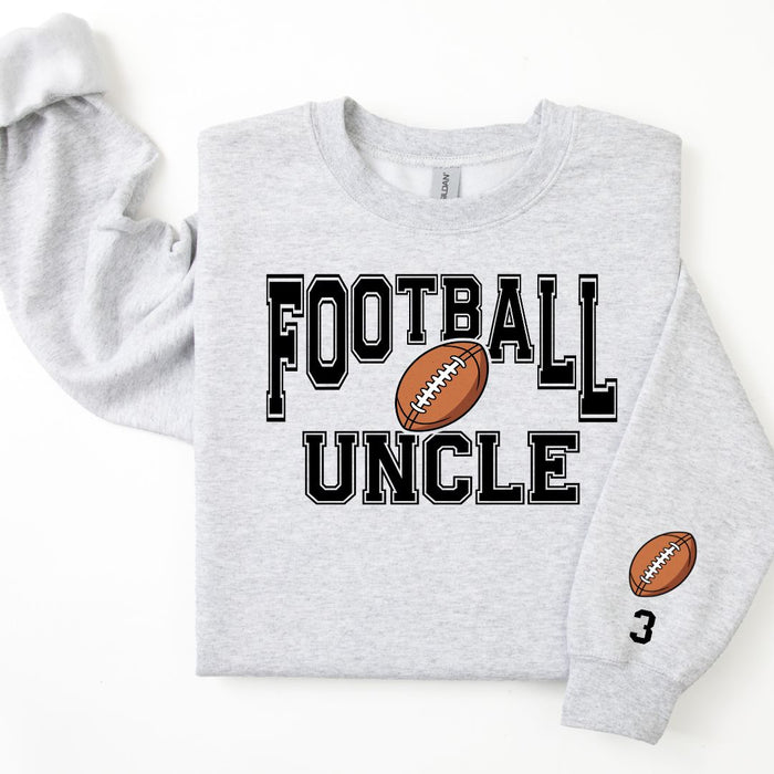 Football Personalized Sweatshirt for Mom, Dad or Family Supporters