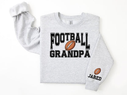 Football Personalized Sweatshirt for Mom, Dad or Family Supporters
