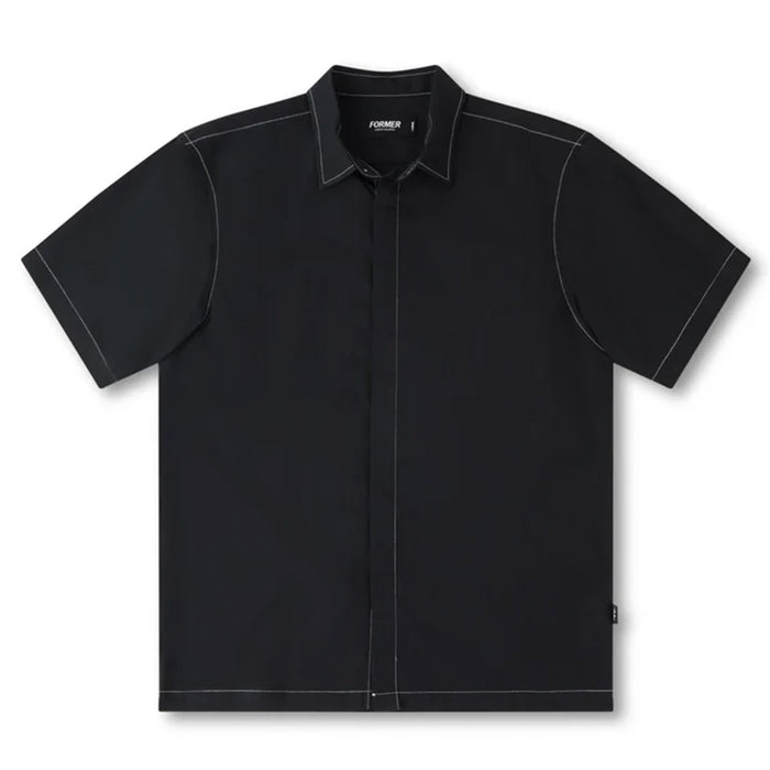 Former - Marilyn Contrast SS Shirt (Black)