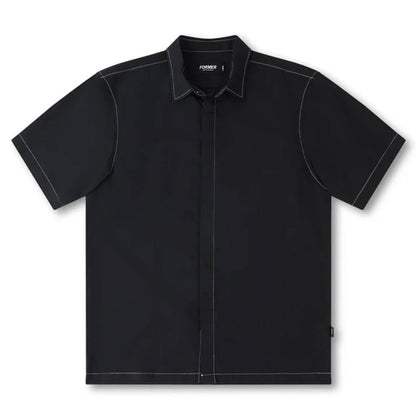 Former - Marilyn Contrast SS Shirt (Black)